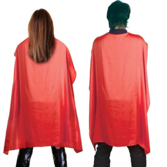 New Adults Unisex Satin Deluxe Cape Halloween Fancy Dress Party