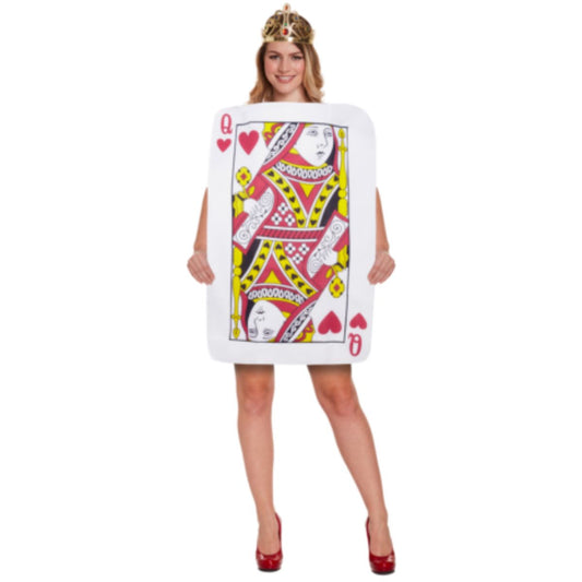 Women's Queen Of Hearts Alice Playing Card Costume Book Week Outfit