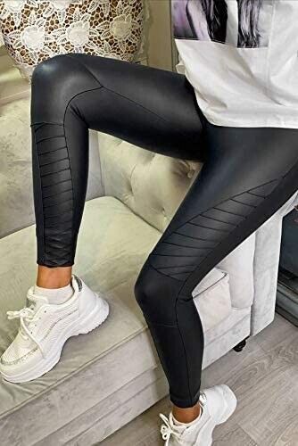 Pin by Mc. Ndee on Lederlady | High waisted leggings, Leather leggings,  Leather outfit