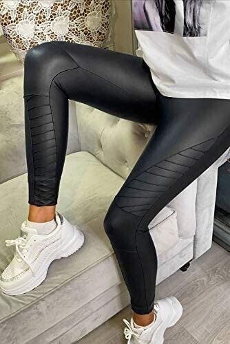 Non See Through High Waist Faux Leather High Waisted Leather Leggings With  Thick PU Hip And Push Up Effect For Women Slim Fit Fitness Pants With Butt  Lifter 211204 From Long01, $10.88